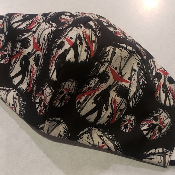 Face Mask Jason Voorhees Halloween Best Earloops - Picture 2 of 3